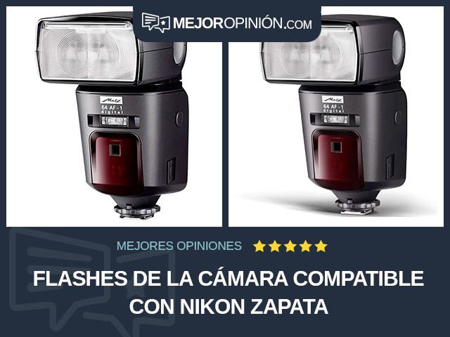 Flashes de la cámara Compatible con Nikon Zapata