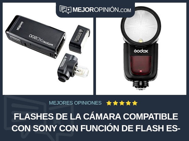 Flashes de la cámara Compatible con Sony Con función de flash esclavo