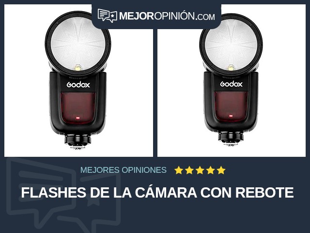 Flashes de la cámara Con rebote