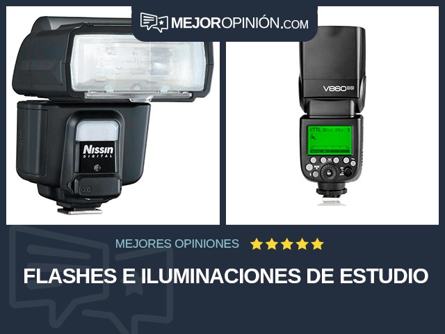 Flashes e iluminaciones de estudio