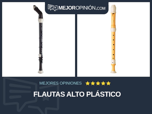 Flautas Alto Plástico