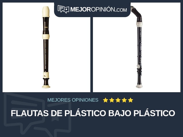 Flautas de plástico Bajo Plástico