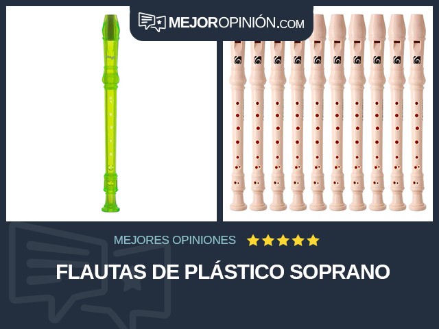Flautas de plástico Soprano