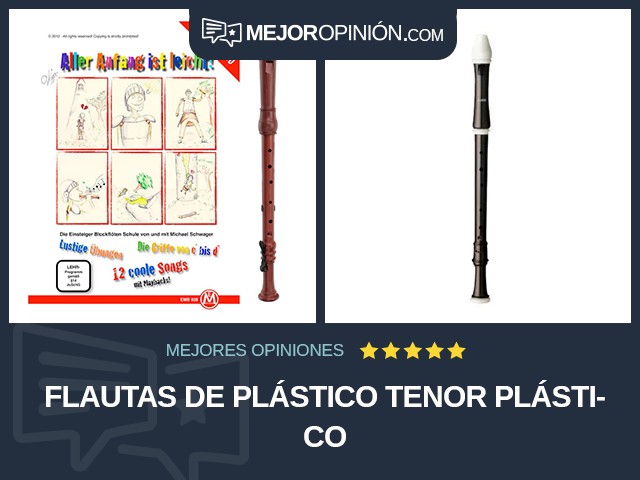 Flautas de plástico Tenor Plástico