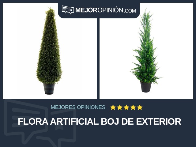 Flora artificial Boj De exterior