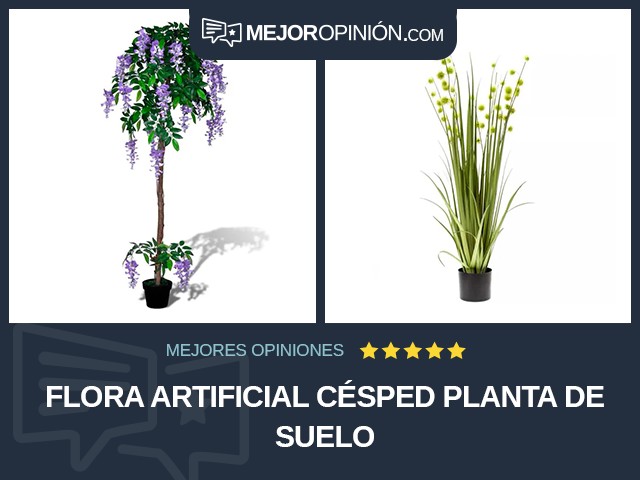 Flora artificial Césped Planta de suelo