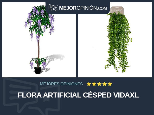 Flora artificial Césped vidaXL