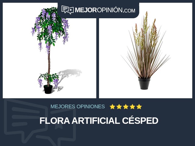 Flora artificial Césped