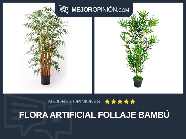 Flora artificial Follaje Bambú
