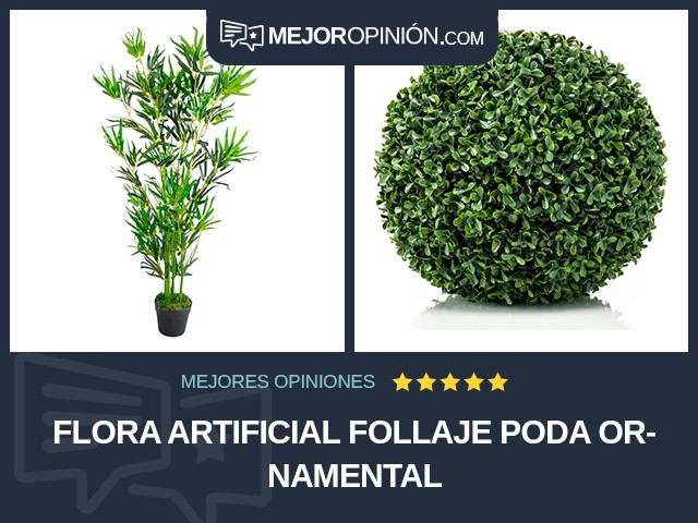 Flora artificial Follaje Poda ornamental