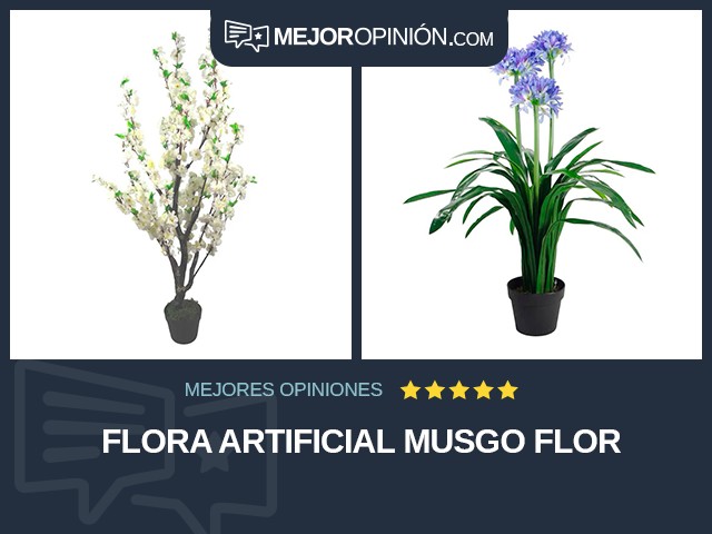 Flora artificial Musgo Flor