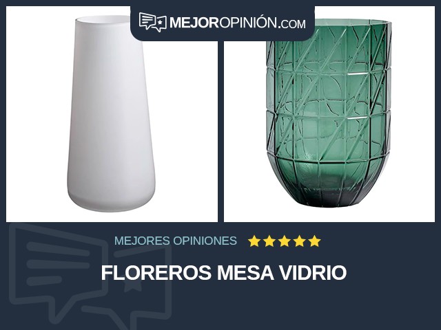Floreros Mesa Vidrio