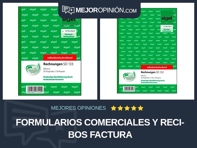 Formularios comerciales y recibos Factura