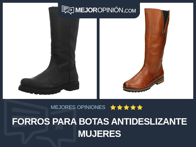 Forros para botas Antideslizante Mujeres