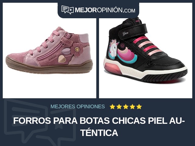 Forros para botas Chicas Piel auténtica