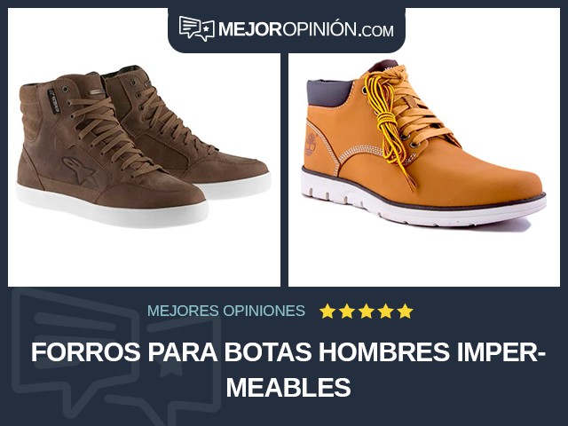 Forros para botas Hombres Impermeables