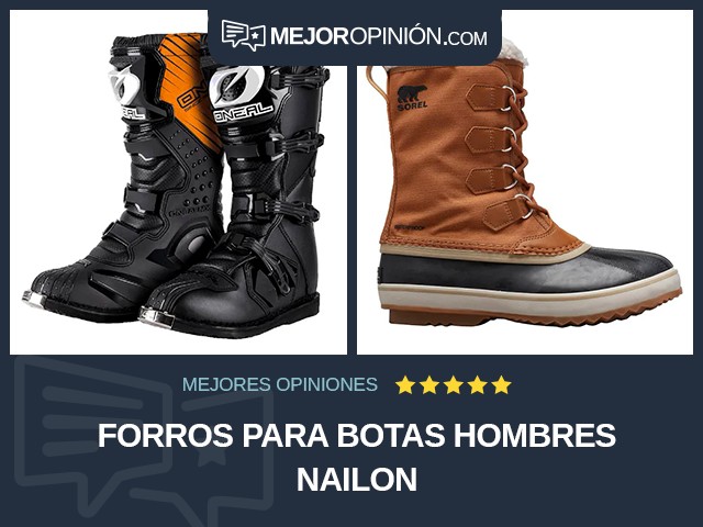 Forros para botas Hombres Nailon