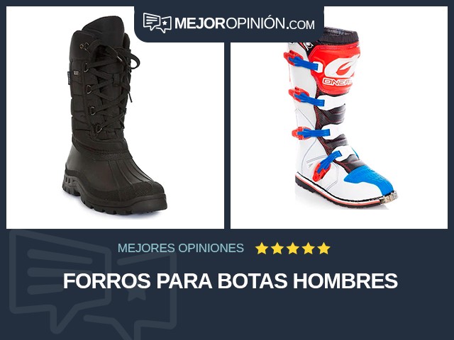 Forros para botas Hombres