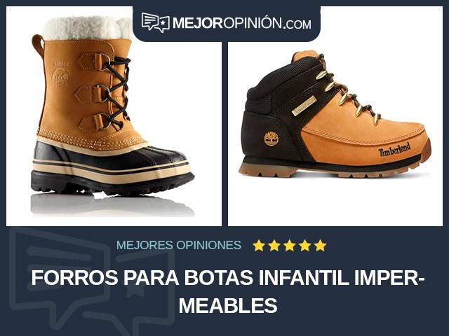 Forros para botas Infantil Impermeables