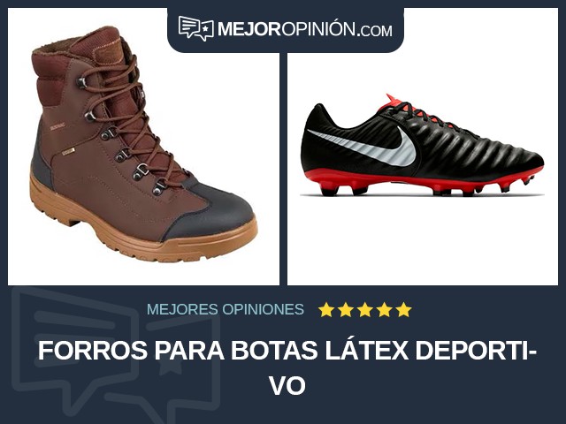 Forros para botas Látex Deportivo