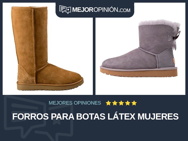 Forros para botas Látex Mujeres