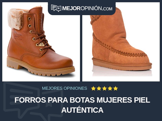 Forros para botas Mujeres Piel auténtica