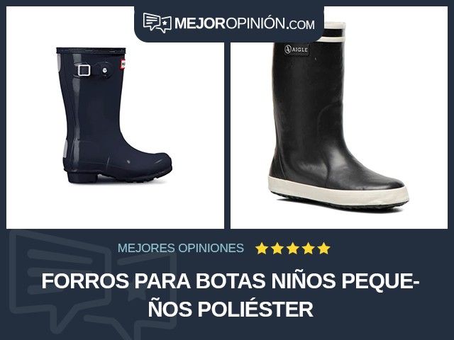 Forros para botas Niños pequeños Poliéster