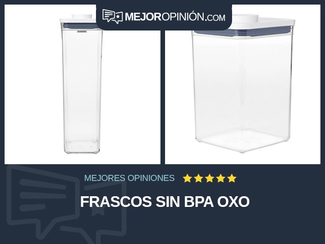 Frascos Sin BPA OXO