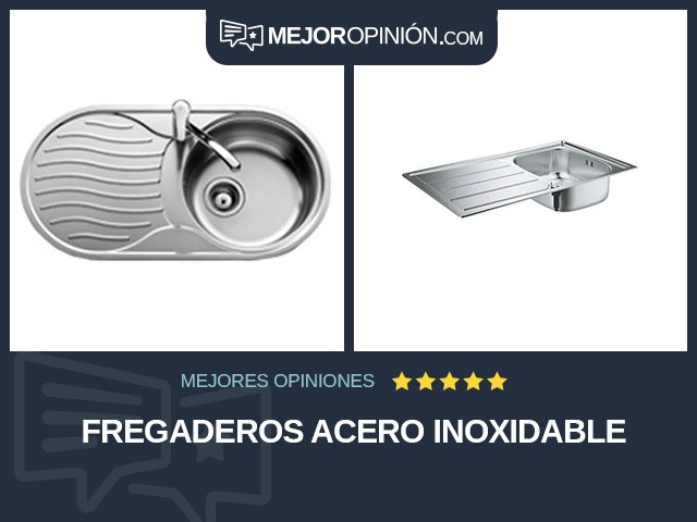 Fregaderos Acero inoxidable