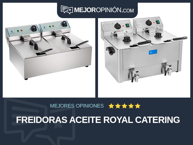 Freidoras Aceite Royal Catering