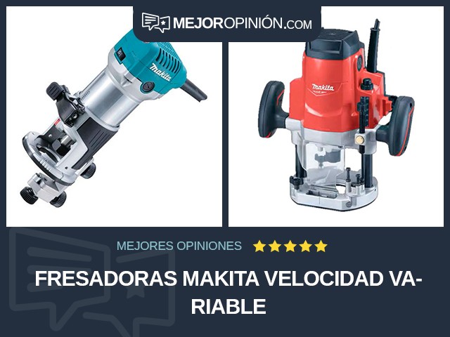 Fresadoras Makita Velocidad variable