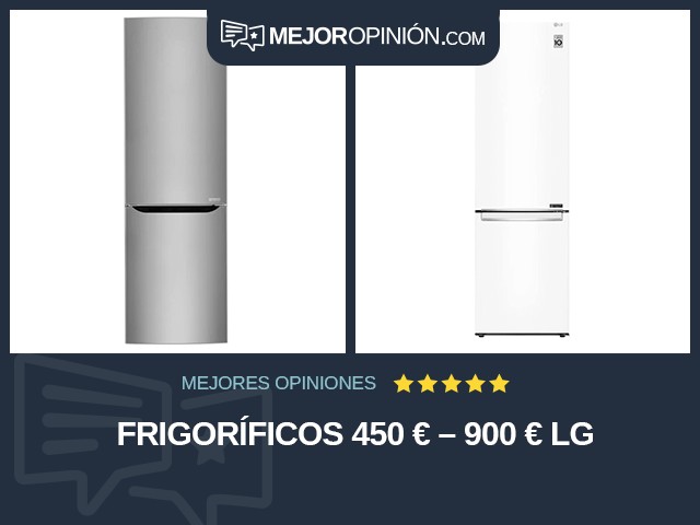 Frigoríficos 450 € – 900 € LG