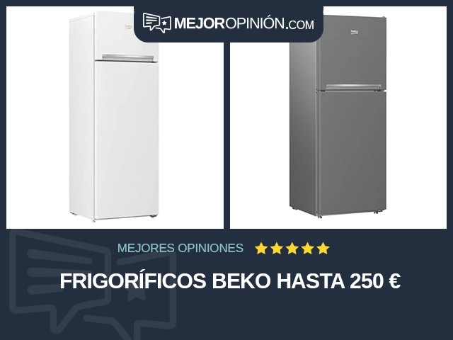 Frigoríficos Beko Hasta 250 €