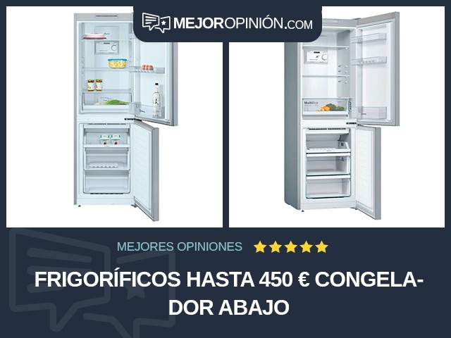 Frigoríficos Hasta 450 € Congelador abajo