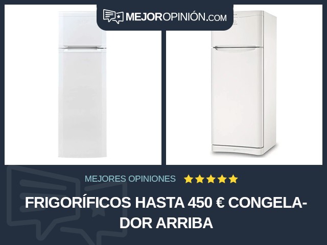 Frigoríficos Hasta 450 € Congelador arriba