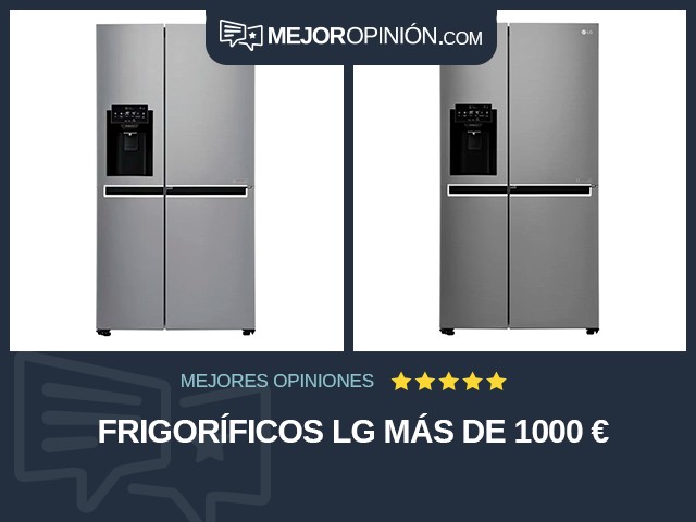 Frigoríficos LG Más de 1000 €