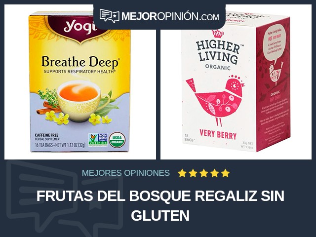 Frutas del bosque Regaliz Sin gluten