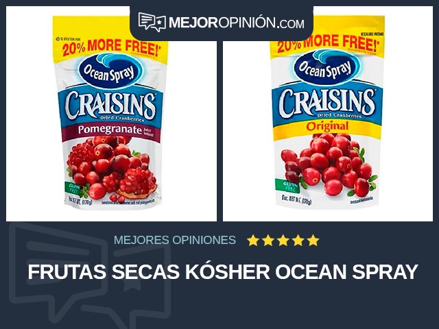 Frutas secas Kósher Ocean Spray