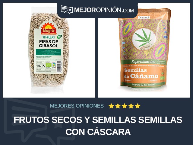 Frutos secos y semillas Semillas Con cáscara