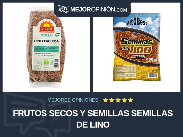 Frutos secos y semillas Semillas De lino