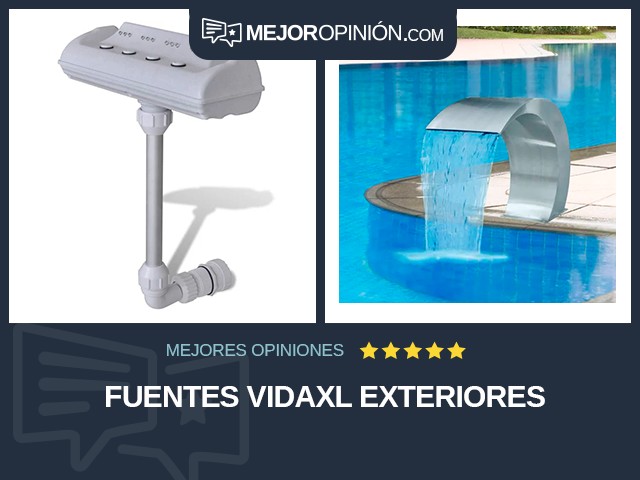 Fuentes vidaXL Exteriores