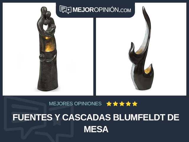 Fuentes y cascadas Blumfeldt De mesa