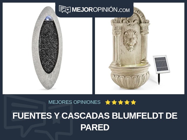 Fuentes y cascadas Blumfeldt De pared