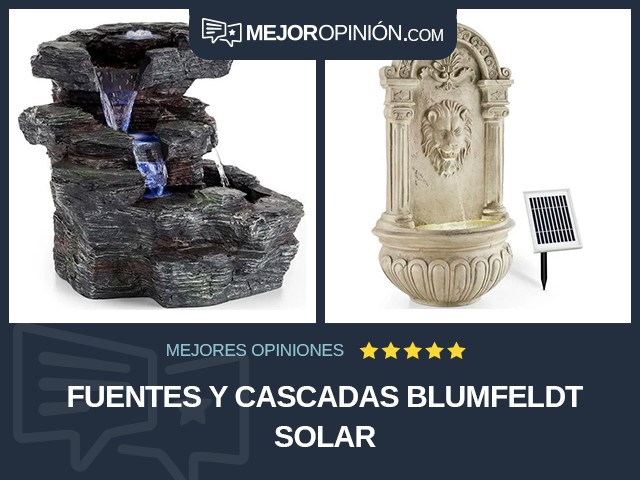Fuentes y cascadas Blumfeldt Solar