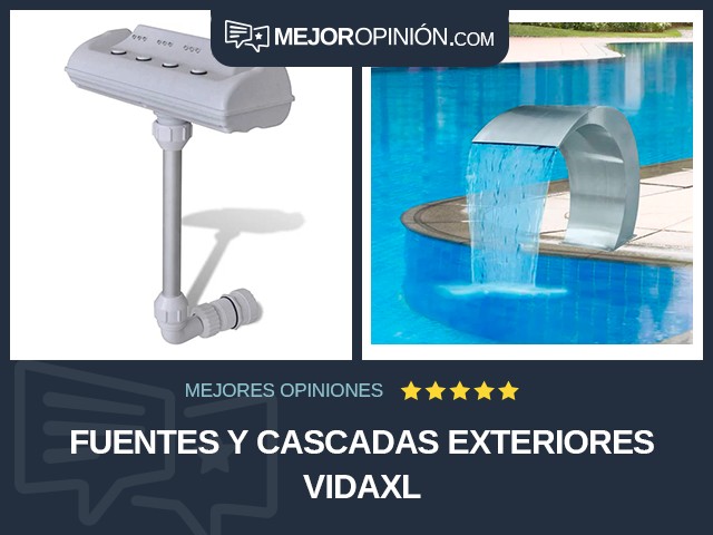 Fuentes y cascadas Exteriores vidaXL