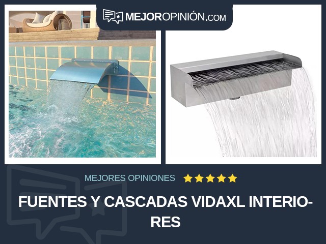 Fuentes y cascadas vidaXL Interiores