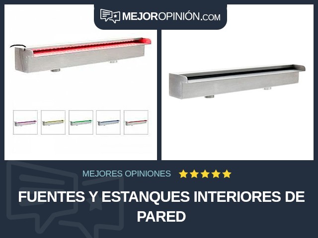 Fuentes y estanques Interiores De pared