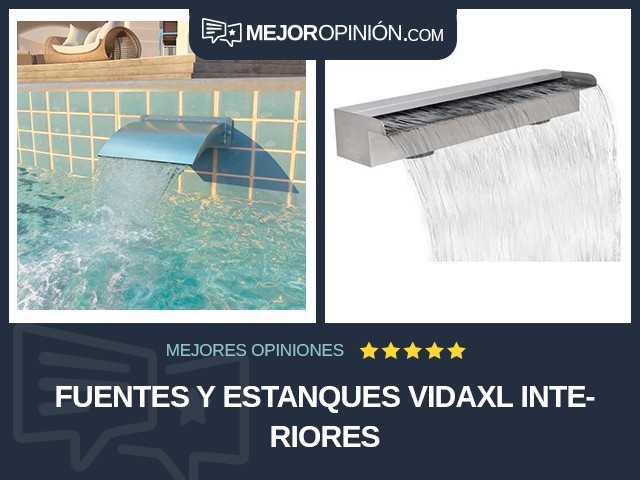 Fuentes y estanques vidaXL Interiores