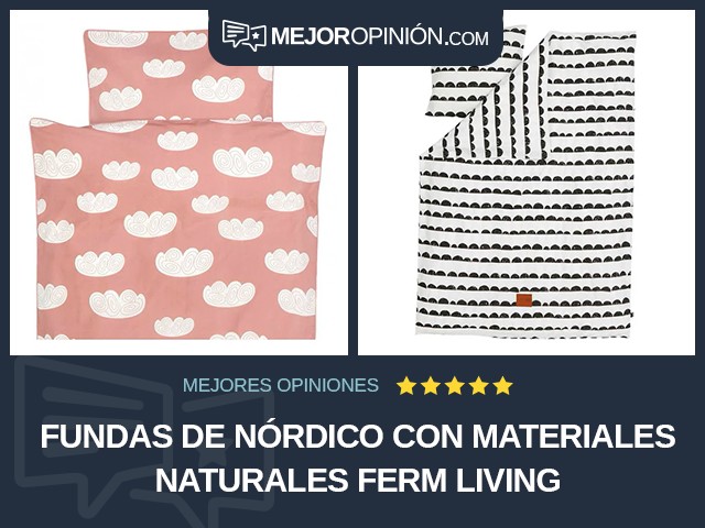 Fundas de nórdico Con materiales naturales ferm LIVING