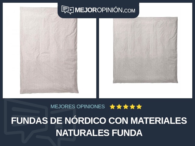 Fundas de nórdico Con materiales naturales Funda